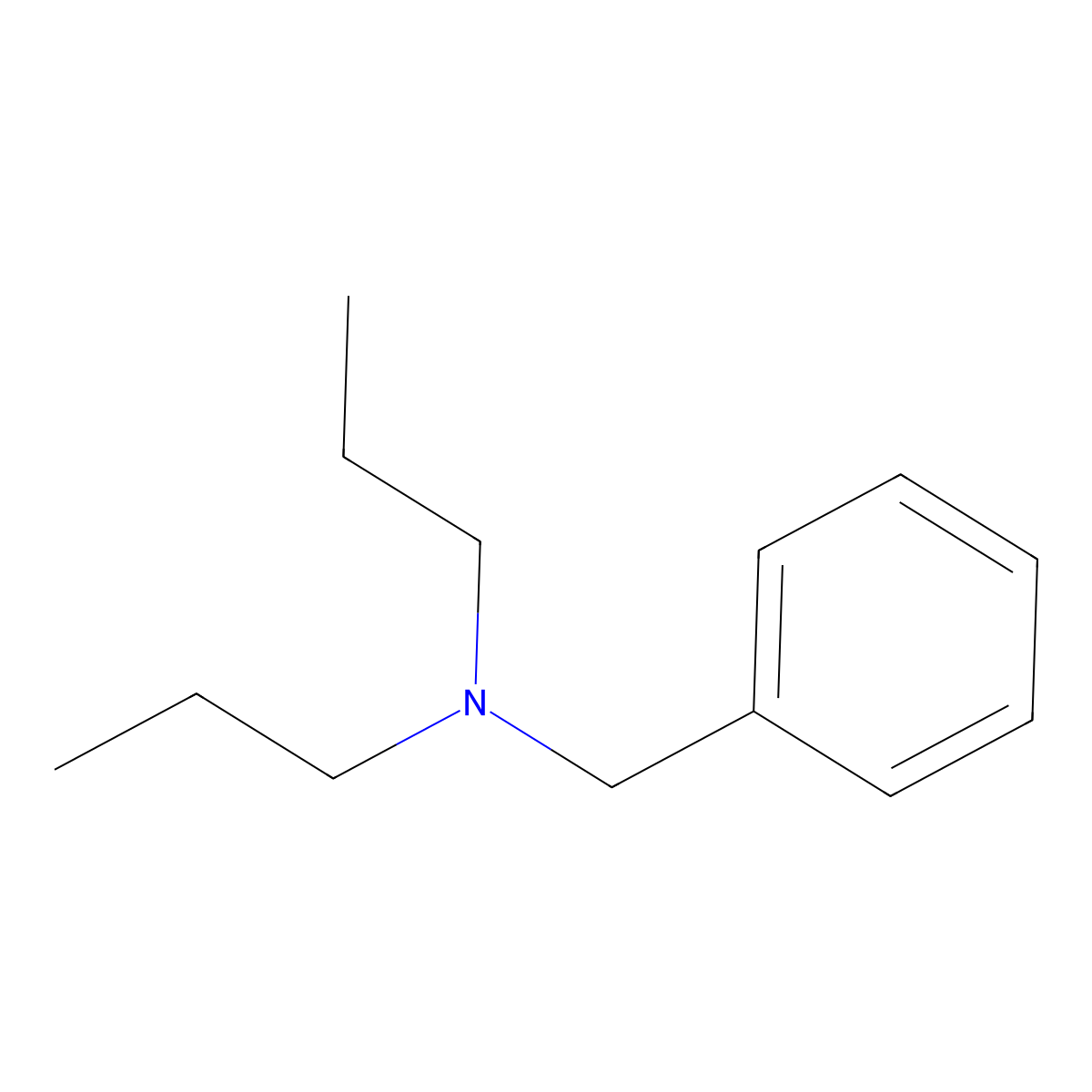 N,N-di-n-propylbenzylamine molecular structure, CAS 20441-12-7