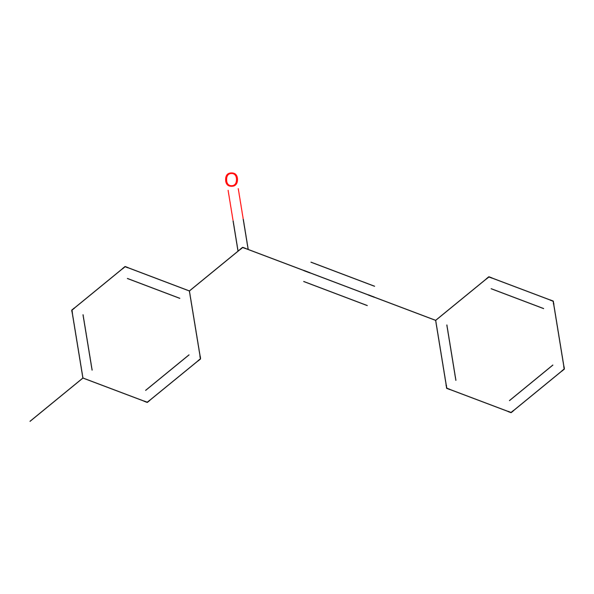 1-(4-Methylphenyl)-3-phenylprop-2-yn-1-one molecular structure, CAS 20442-65-3