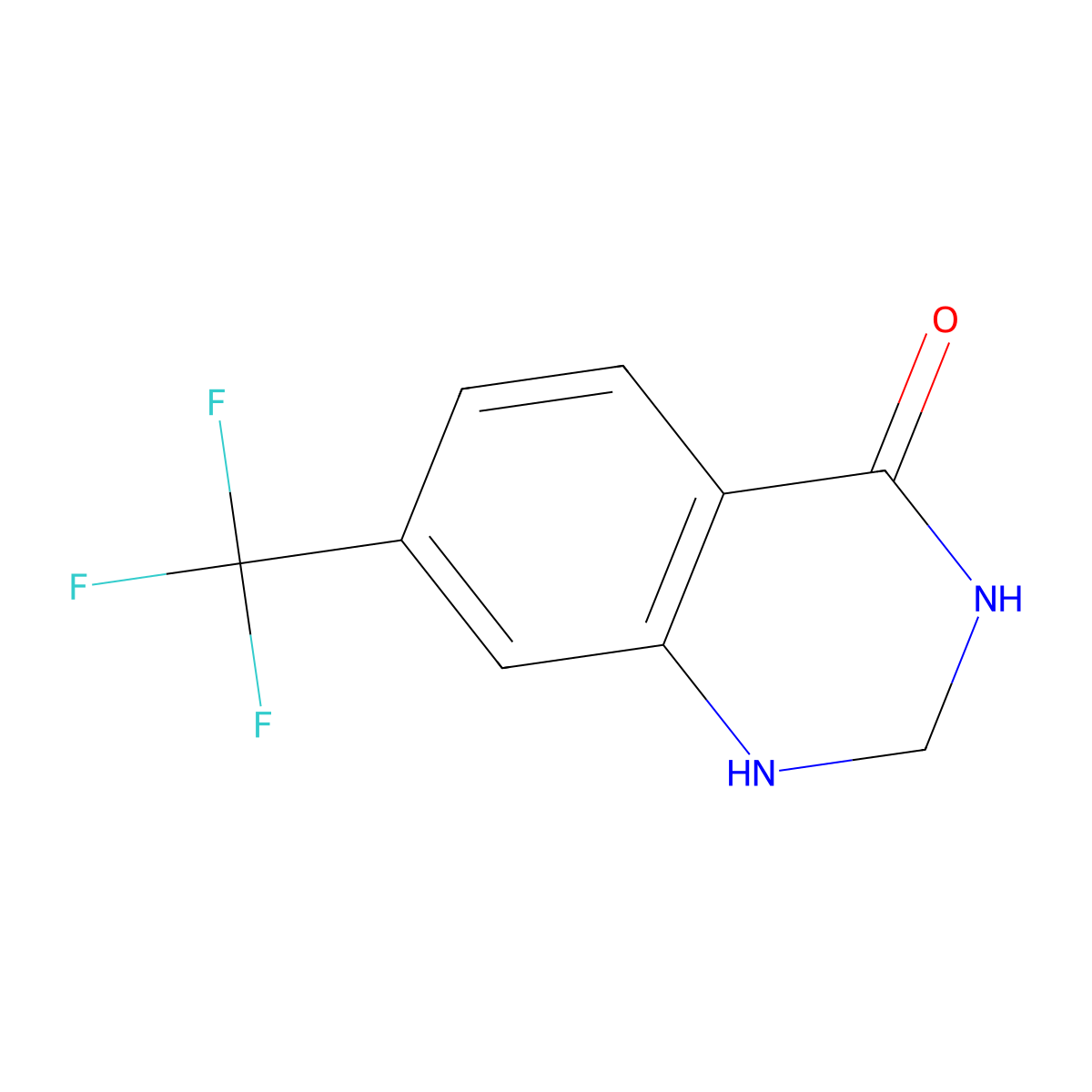7-(Trifluoromethyl)-2,3-dihydroquinazolin-4(1H)-one molecular structure, CAS 2044704-73-4