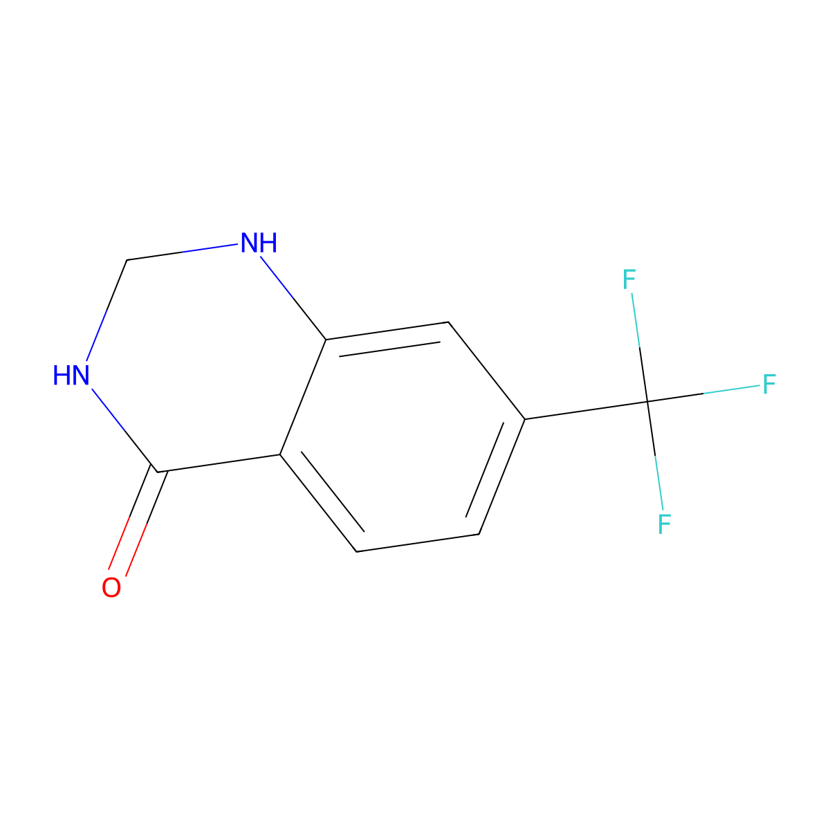 7-(Trifluoromethyl)-2,3-dihydroquinazolin-4(1H)-one molecular structure, CAS 2044704-73-4