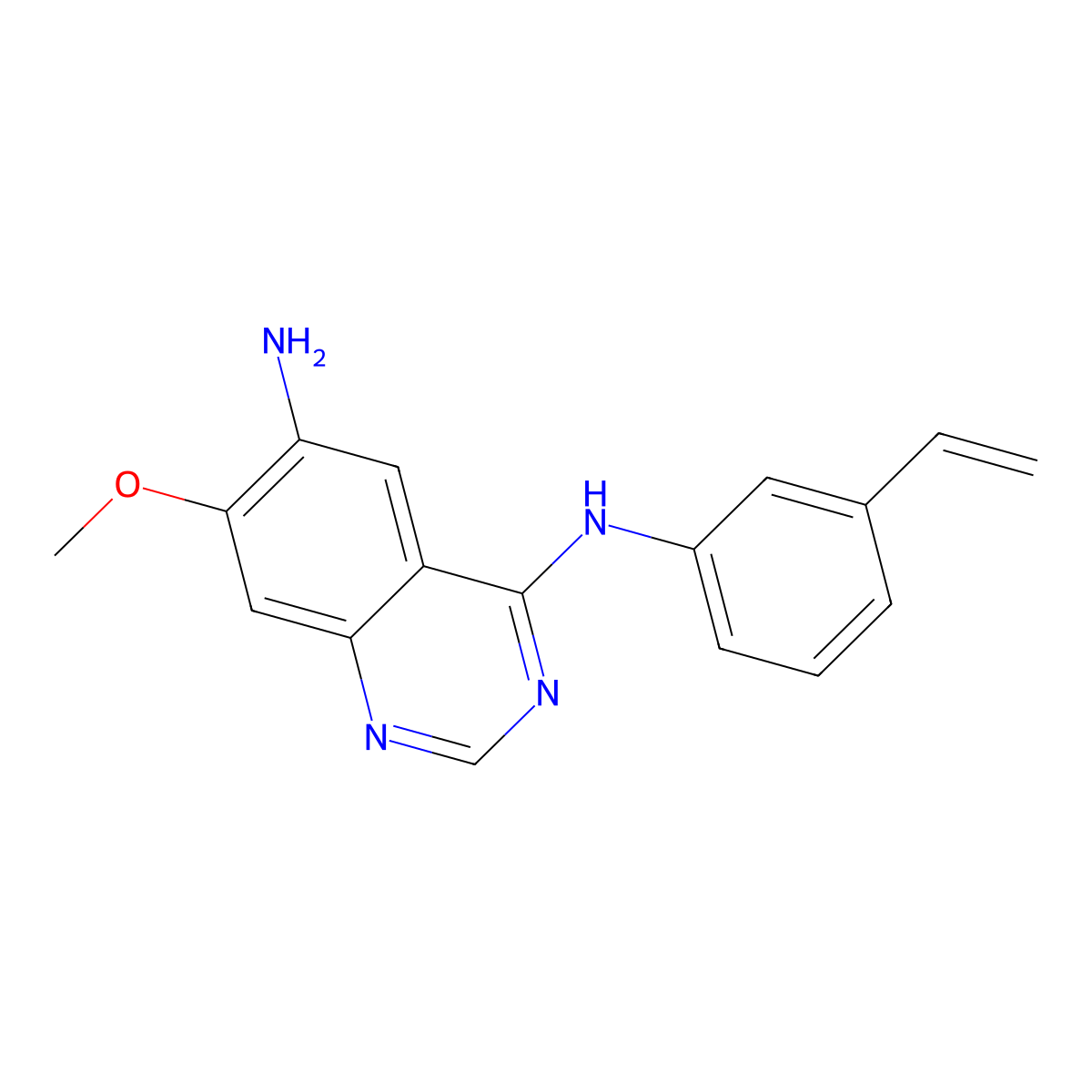 7-Methoxy-N4-(3-vinylphenyl)quinazoline-4,6-diamine molecular structure, CAS 2044704-89-2