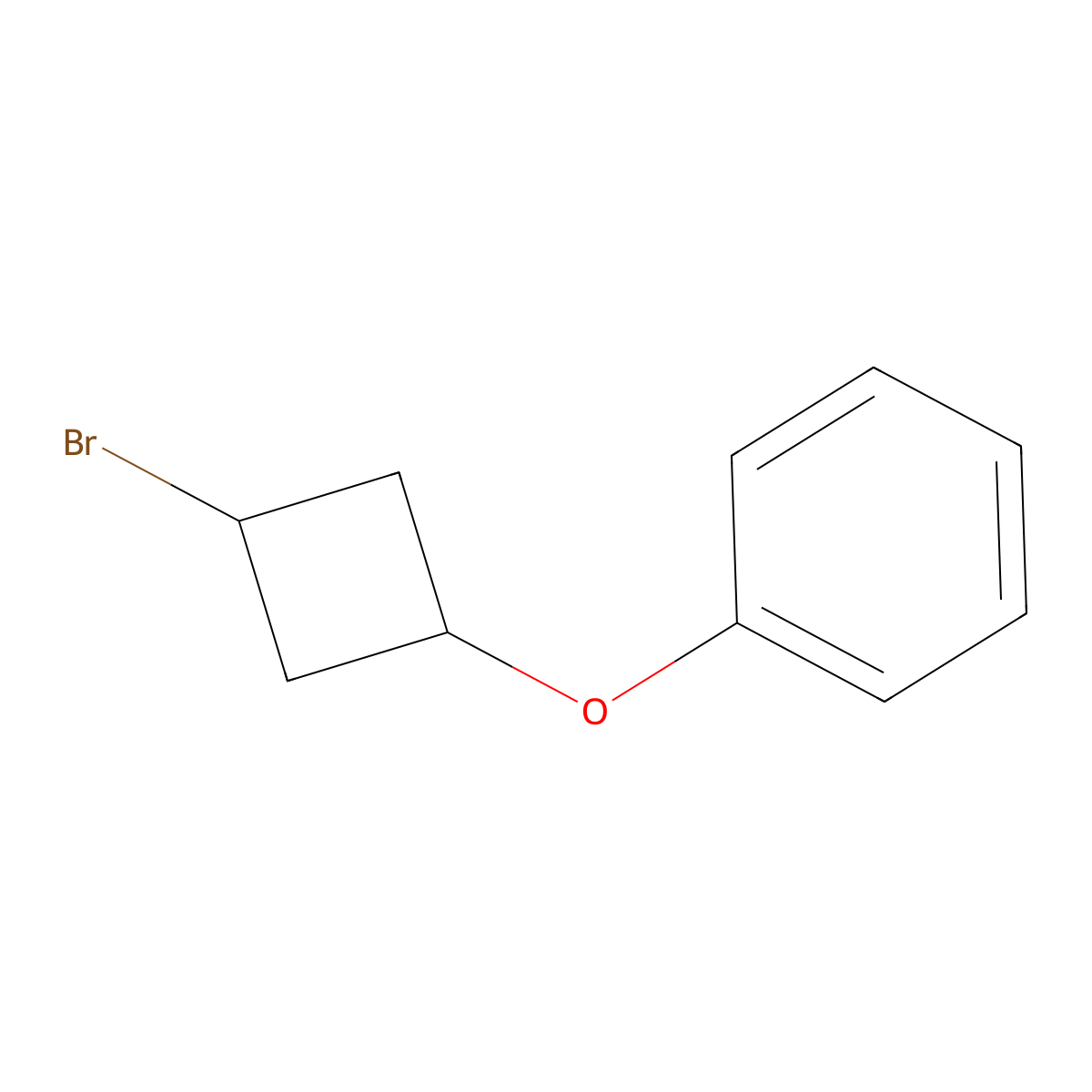 (3-Bromocyclobutoxy)benzene molecular structure, CAS 2044705-70-4