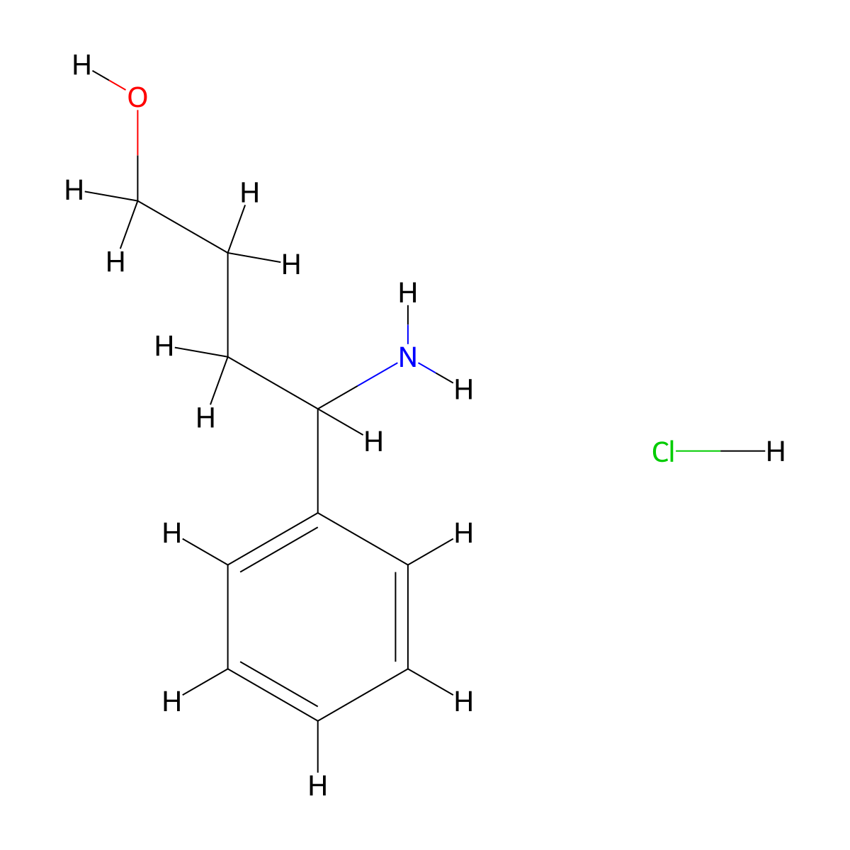 4-Amino-4-phenylbutan-1-ol hydrochloride molecular structure, CAS 2044706-10-5