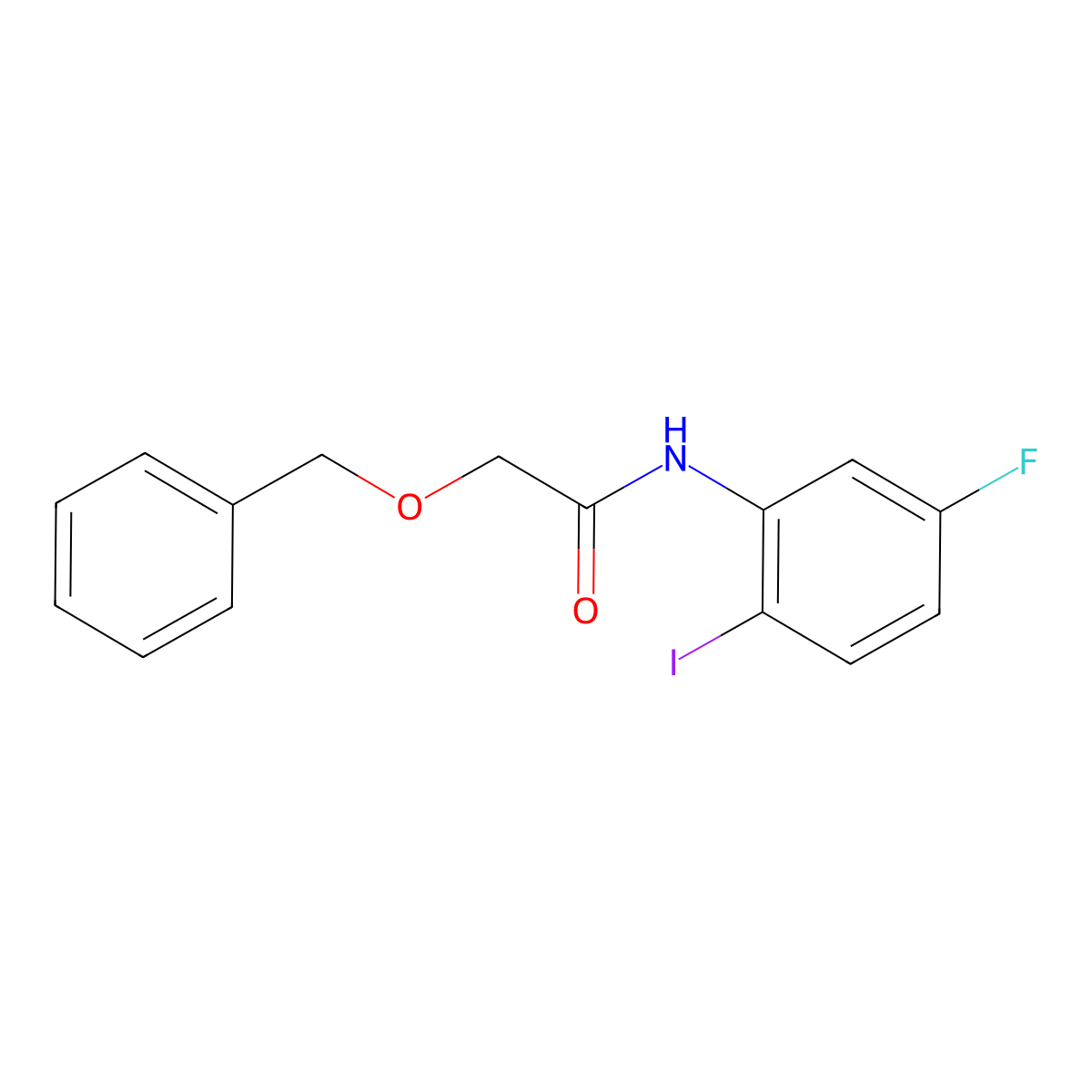 2-(Benzyloxy)-N-(5-fluoro-2-iodophenyl)acetamide molecular structure, CAS 2044706-54-7