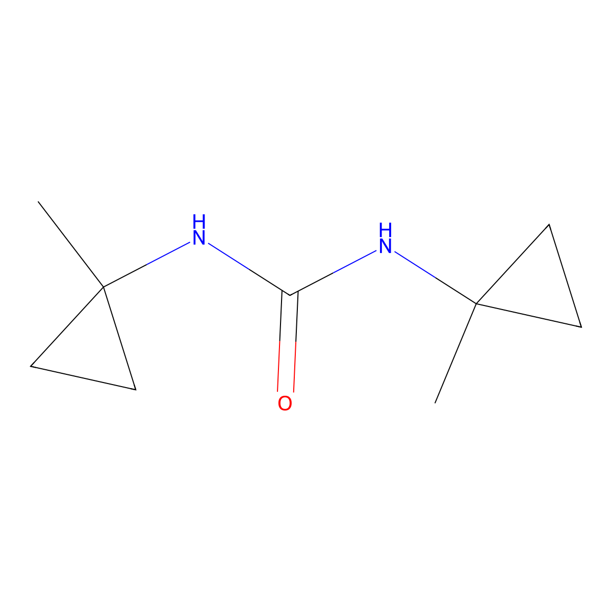 1,3-Bis(1-methylcyclopropyl)urea molecular structure, CAS 2044706-57-0