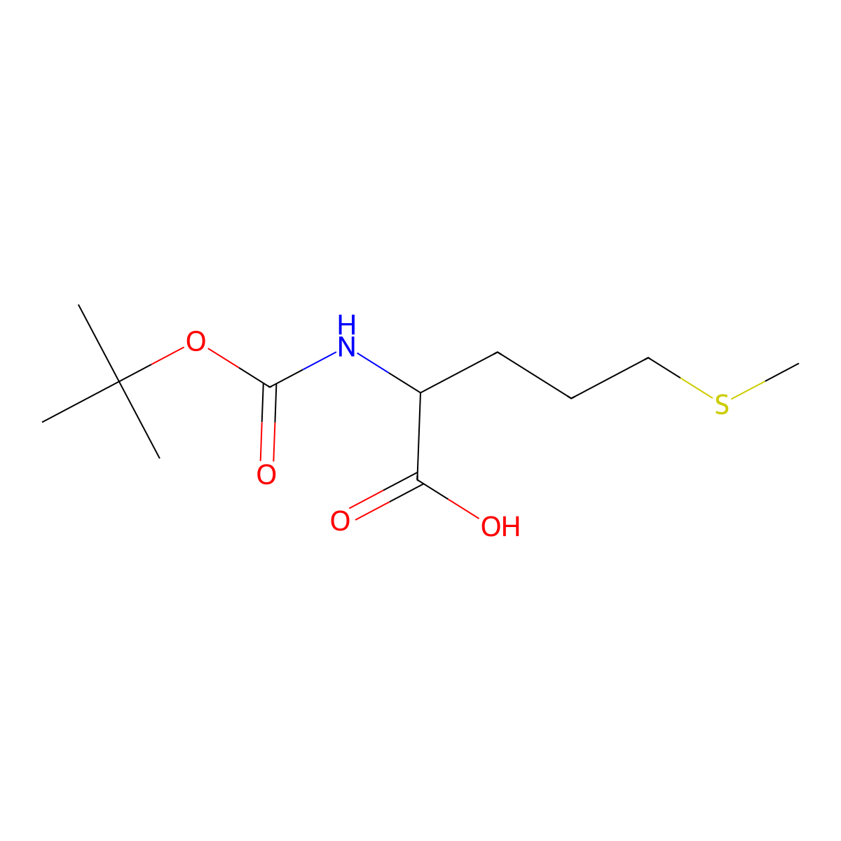 Boc-D-HoMet-OH molecular structure, CAS 2044710-27-0