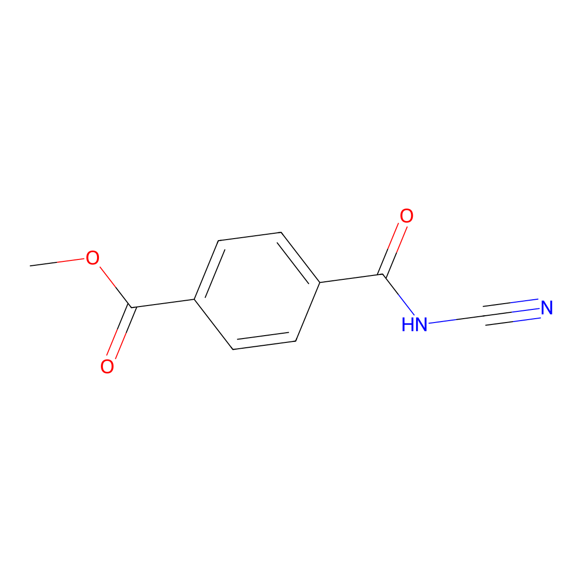 Methyl 4-(cyanocarbamoyl)benzoate molecular structure, CAS 2044713-02-0