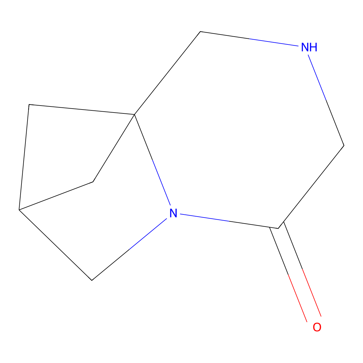 3,6-Diazatricyclo[6.1.1.0,1,6]decan-5-one molecular structure, CAS 2044713-40-6