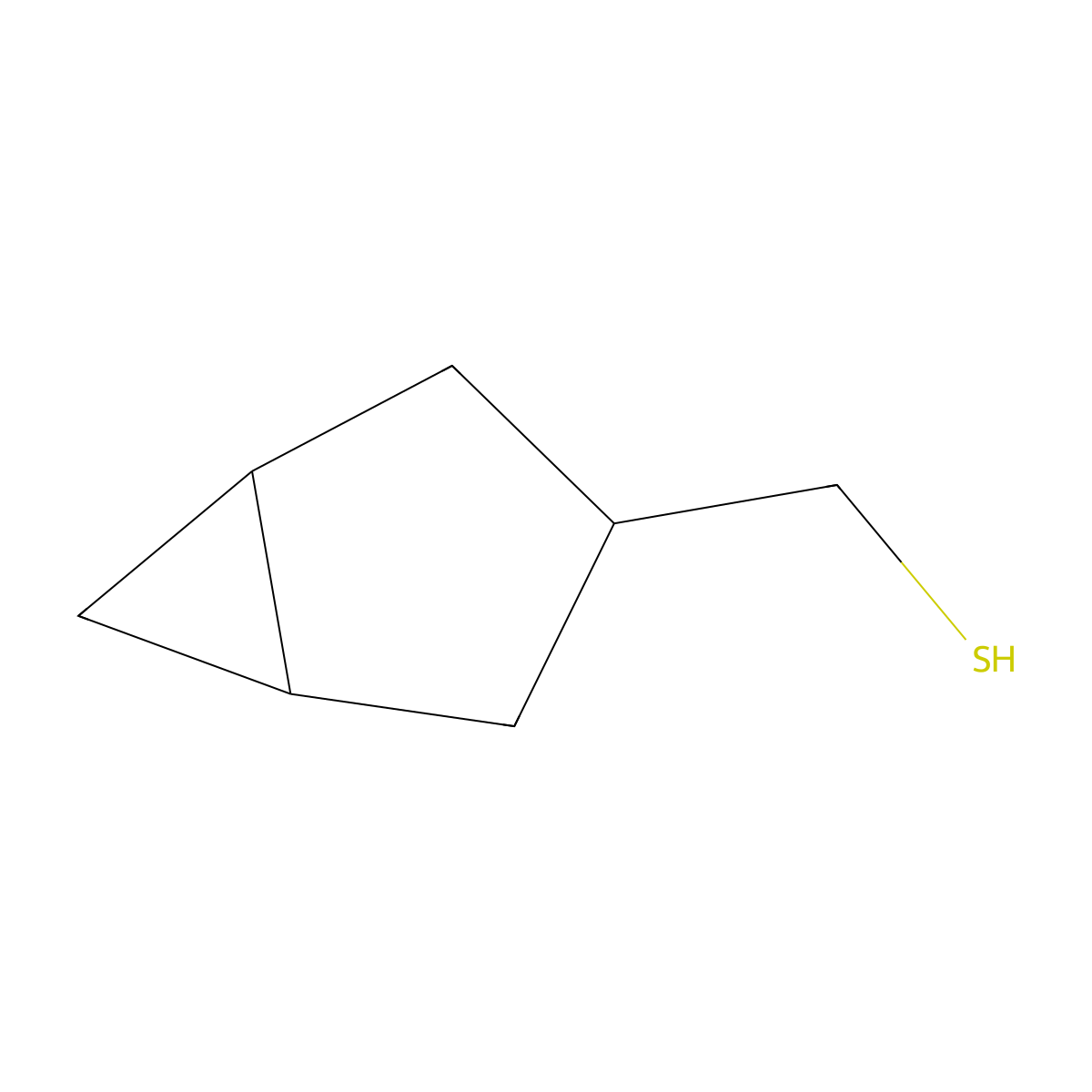 {Bicyclo[3.1.0]hexan-3-yl}methanethiol molecular structure, CAS 2044714-09-0