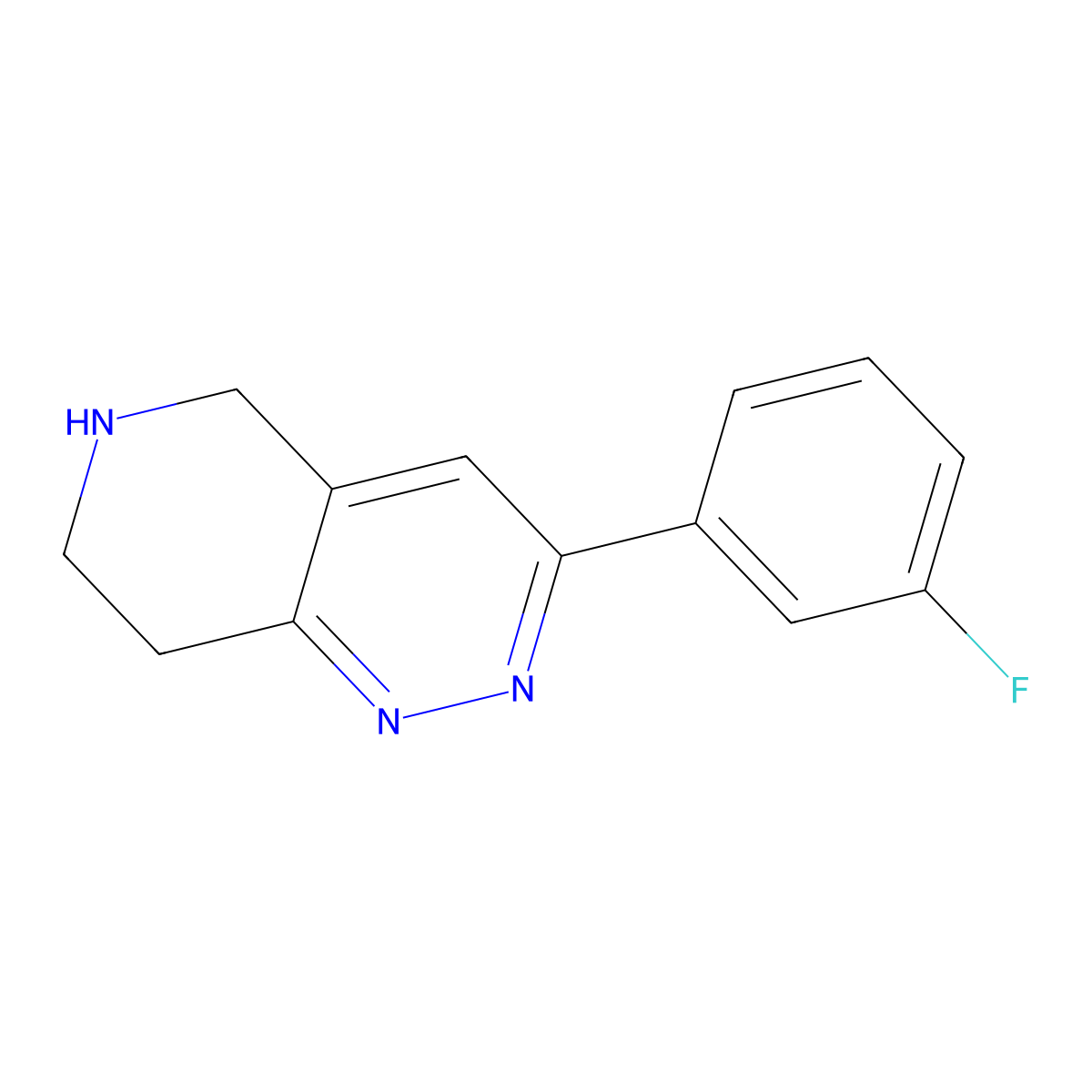 3-(3-Fluorophenyl)-5H,6H,7H,8H-pyrido[4,3-c]pyridazine molecular structure, CAS 2044714-13-6