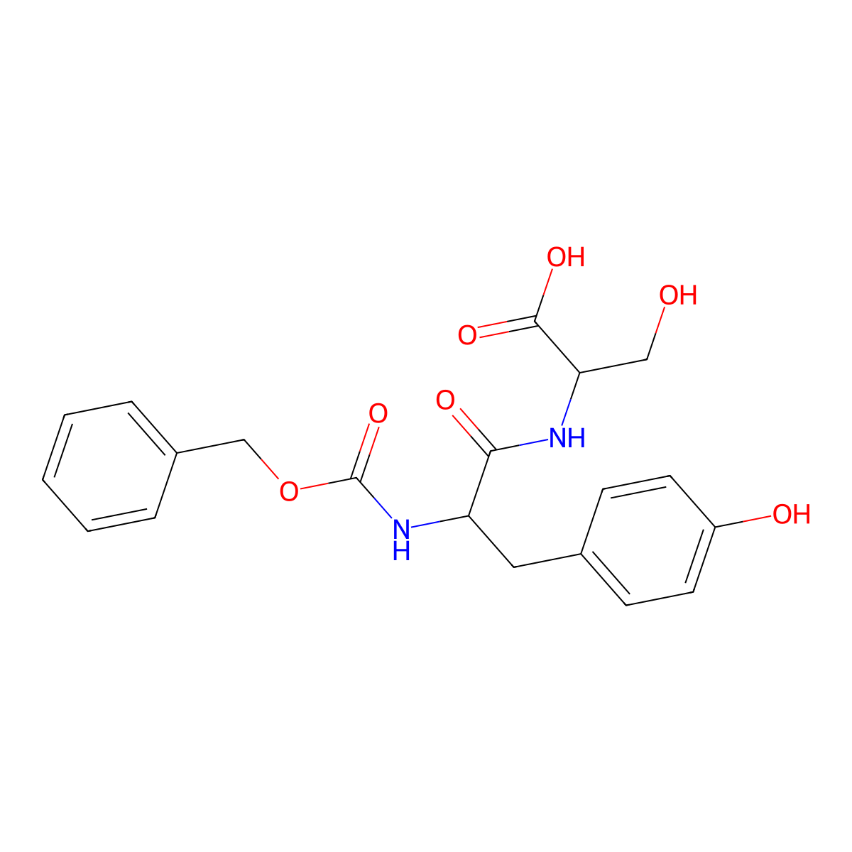 Z-Tyr-Ser-OH molecular structure, CAS 20448-71-9