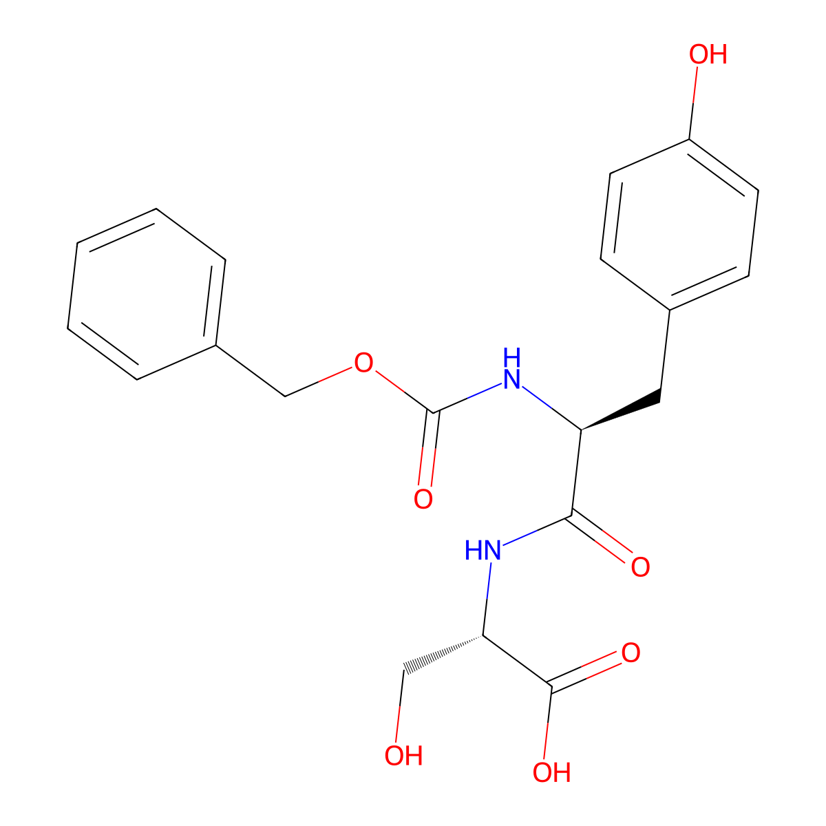 Z-Tyr-Ser-OH molecular structure, CAS 20448-71-9