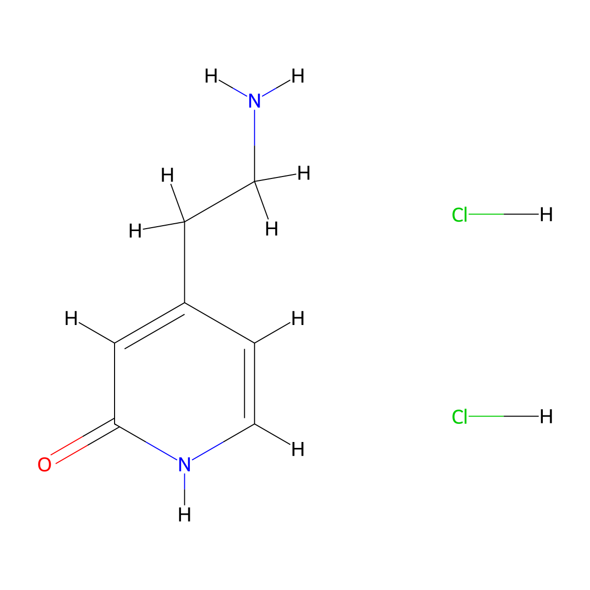 4-(2-Aminoethyl)pyridin-2-ol dihydrochloride molecular structure, CAS 2044835-59-6