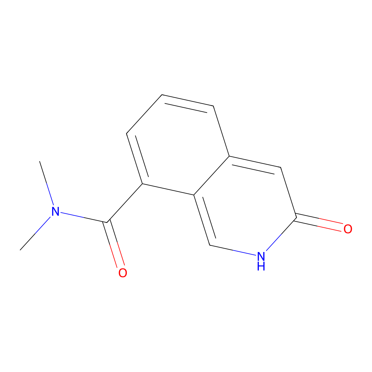 N,N-dimethyl-3-oxo-2,3-dihydroisoquinoline-8-carboxamide molecular structure, CAS 2044871-24-9