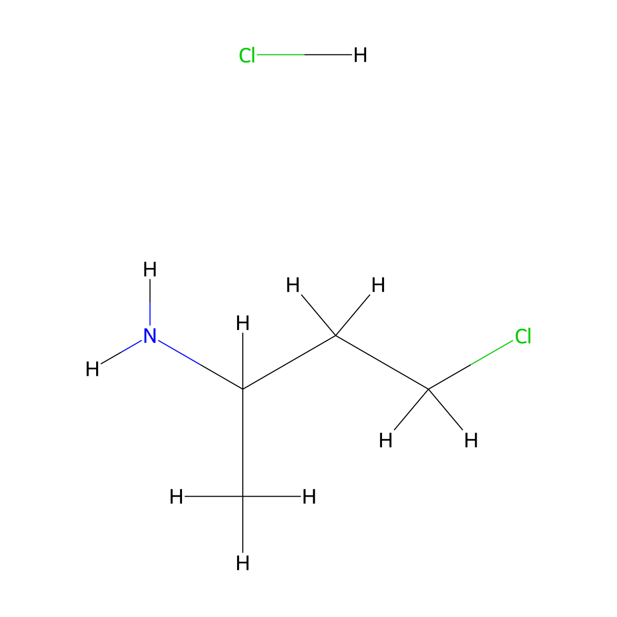 4-Chlorobutan-2-amine hydrochloride molecular structure, CAS 2044872-44-6