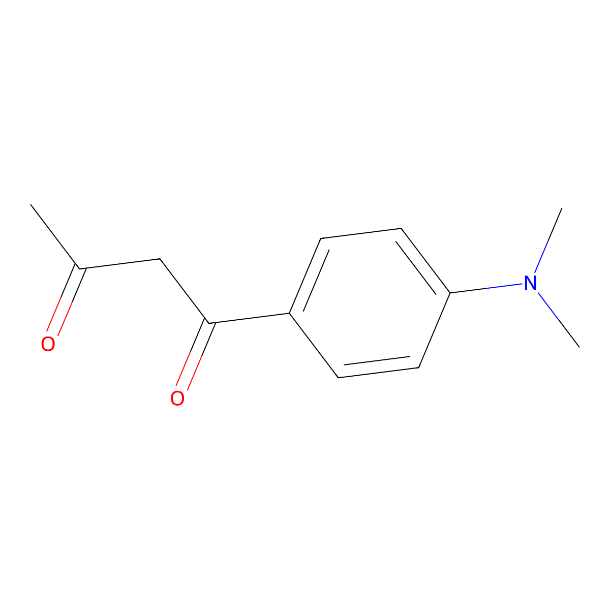 1-(4-(Dimethylamino)phenyl)butane-1,3-dione molecular structure, CAS 20449-17-6