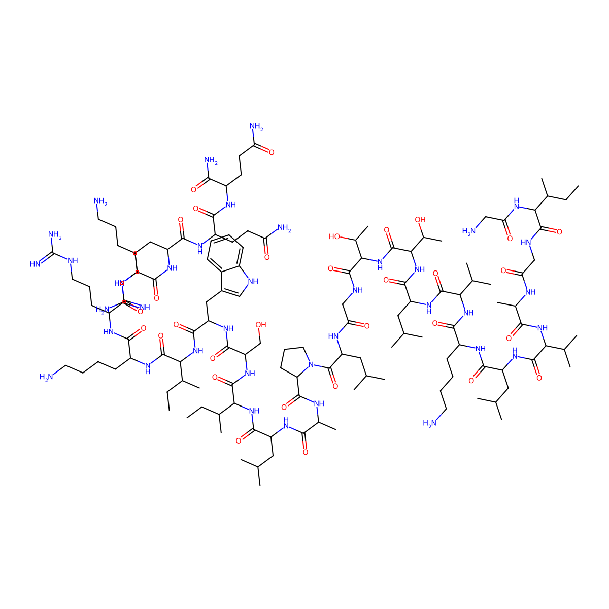 Melitten molecular structure, CAS 20449-79-0