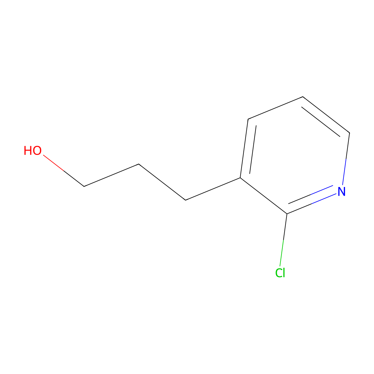 3-(2-Chloropyridin-3-yl)propan-1-ol molecular structure, CAS 2044903-12-8