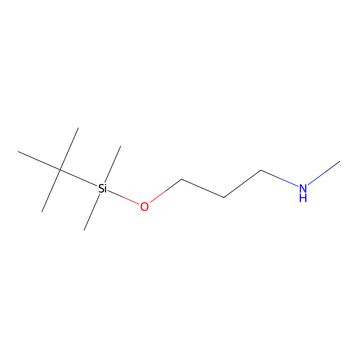 3-((tert-Butyldimethylsilyl)oxy)-N-methylpropan-1-amine molecular structure, CAS 204580-33-6