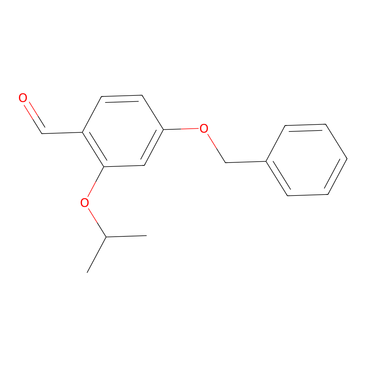 4-(Benzyloxy)-2-isopropoxybenzaldehyde molecular structure, CAS 204591-62-8