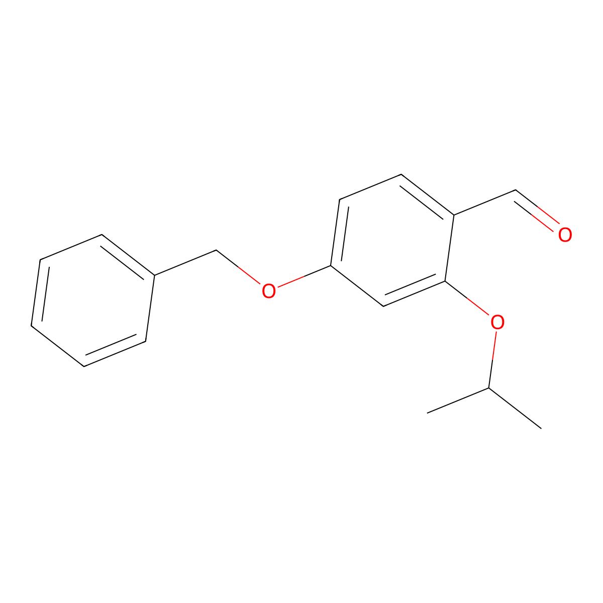 4-(Benzyloxy)-2-isopropoxybenzaldehyde molecular structure, CAS 204591-62-8