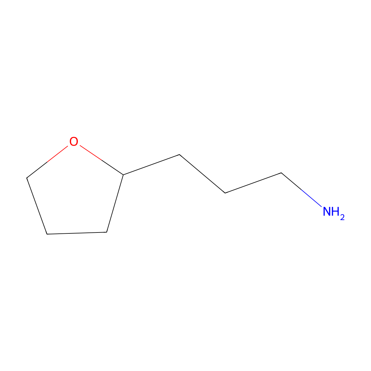 3-(Tetrahydrofuran-2-yl)propan-1-amine molecular structure, CAS 20461-38-5