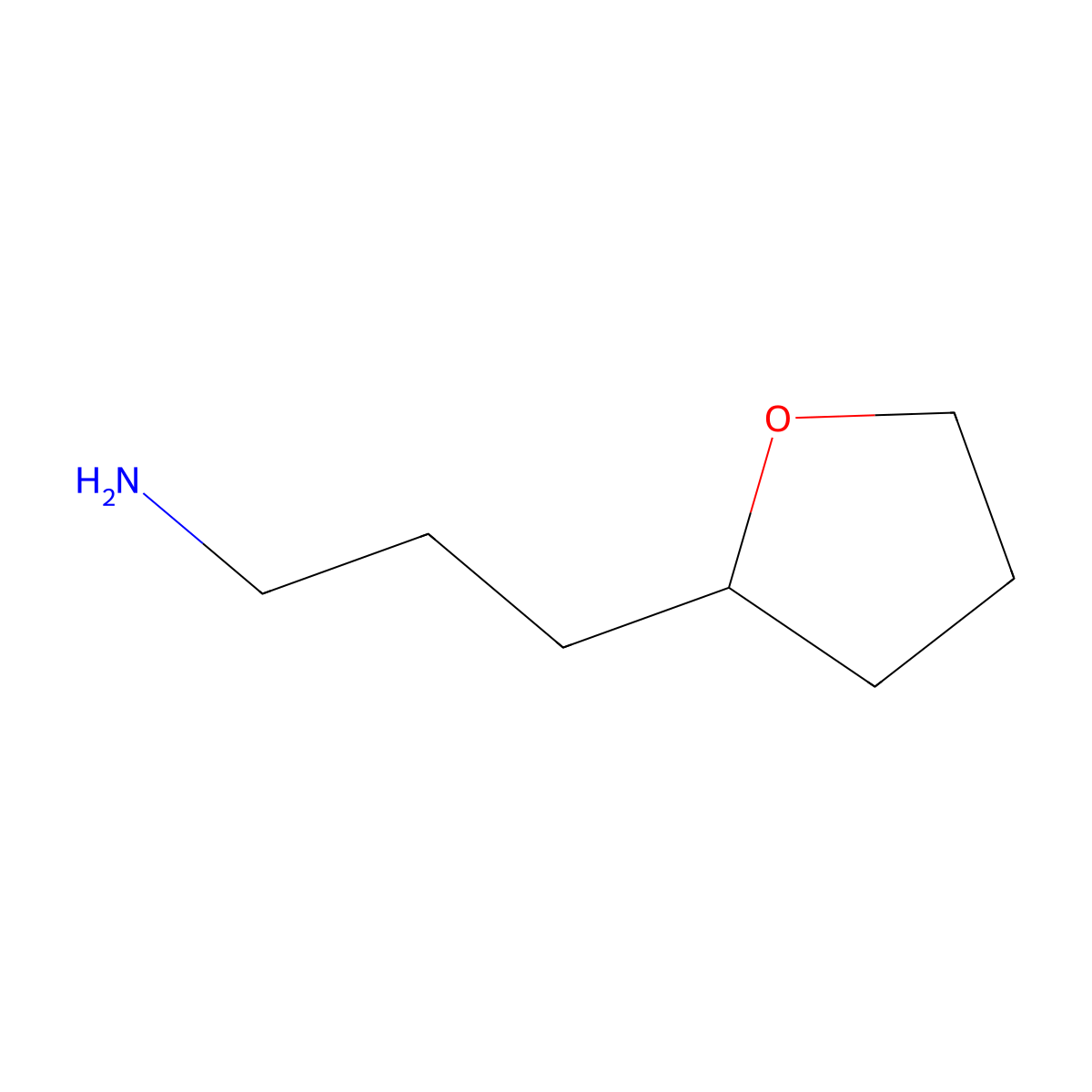 3-(Tetrahydrofuran-2-yl)propan-1-amine molecular structure, CAS 20461-38-5