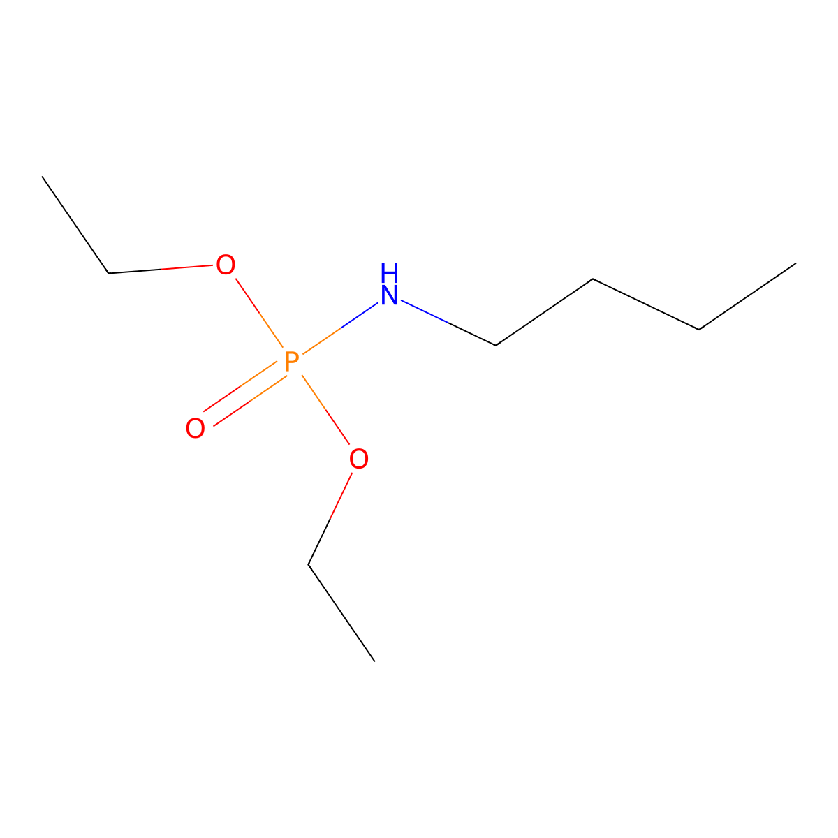 N-diethoxyphosphorylbutan-1-amine molecular structure, CAS 20465-03-6