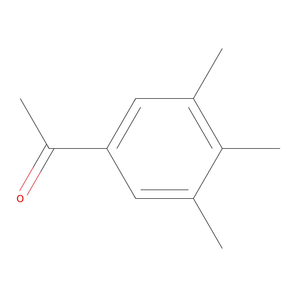 1-(3,4,5-Trimethylphenyl)ethanone molecular structure, CAS 2047-21-4