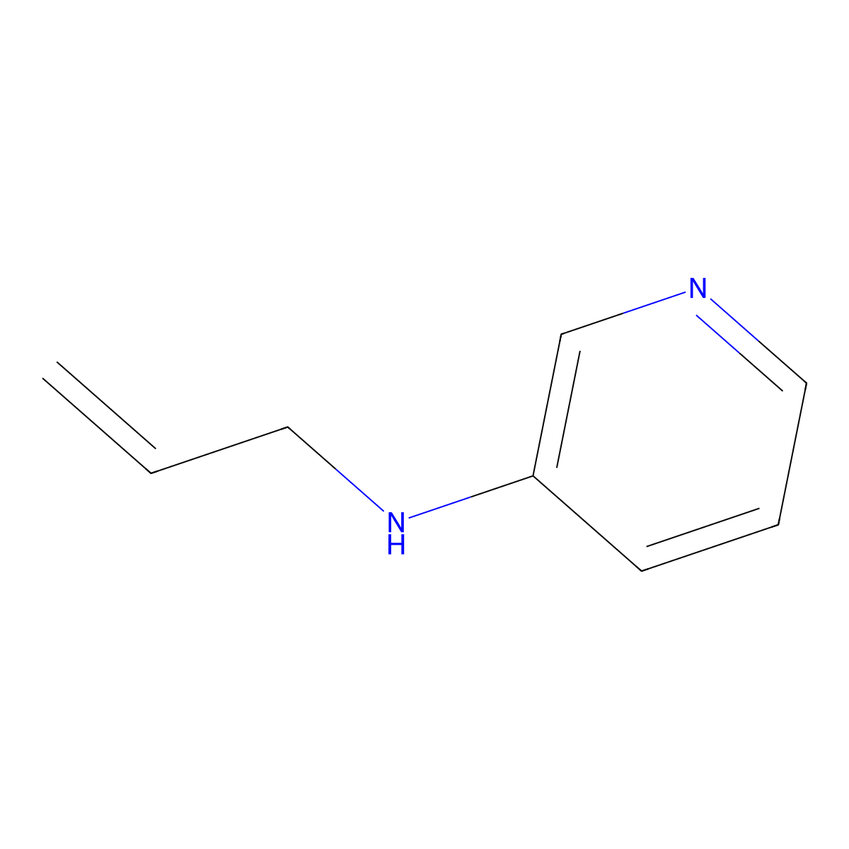 N-Allylpyridin-3-amine molecular structure, CAS 204773-12-6