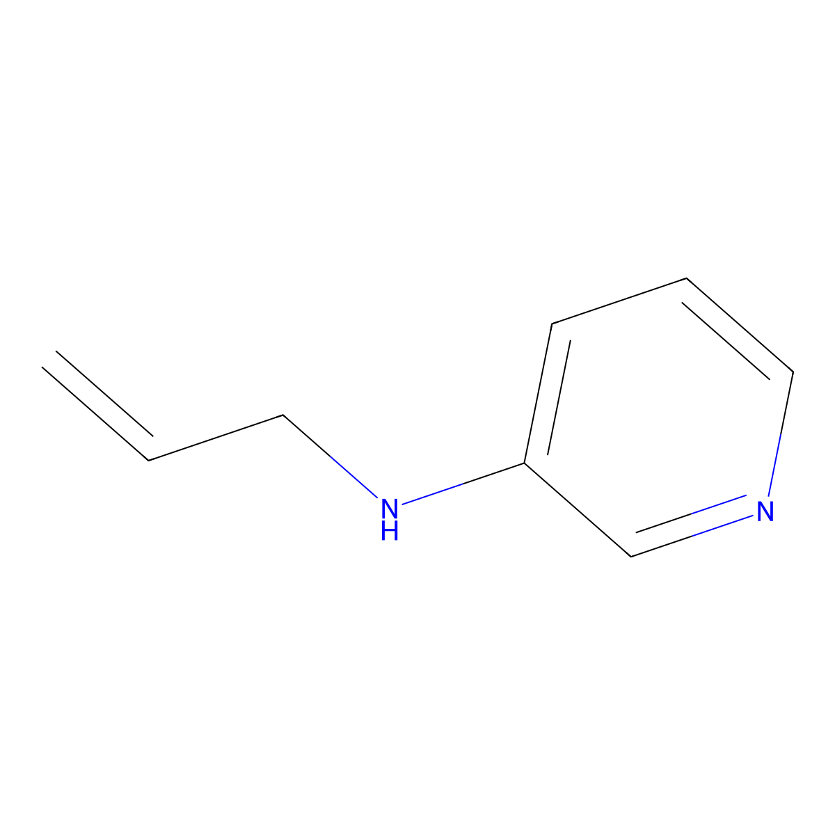 N-Allylpyridin-3-amine molecular structure, CAS 204773-12-6