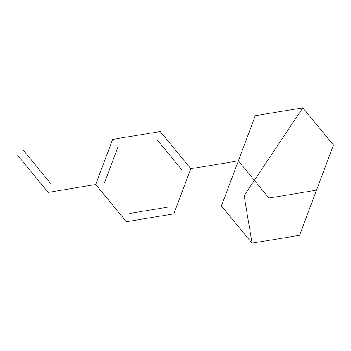 4-(1-Adamantyl)styrene molecular structure, CAS 204778-03-0