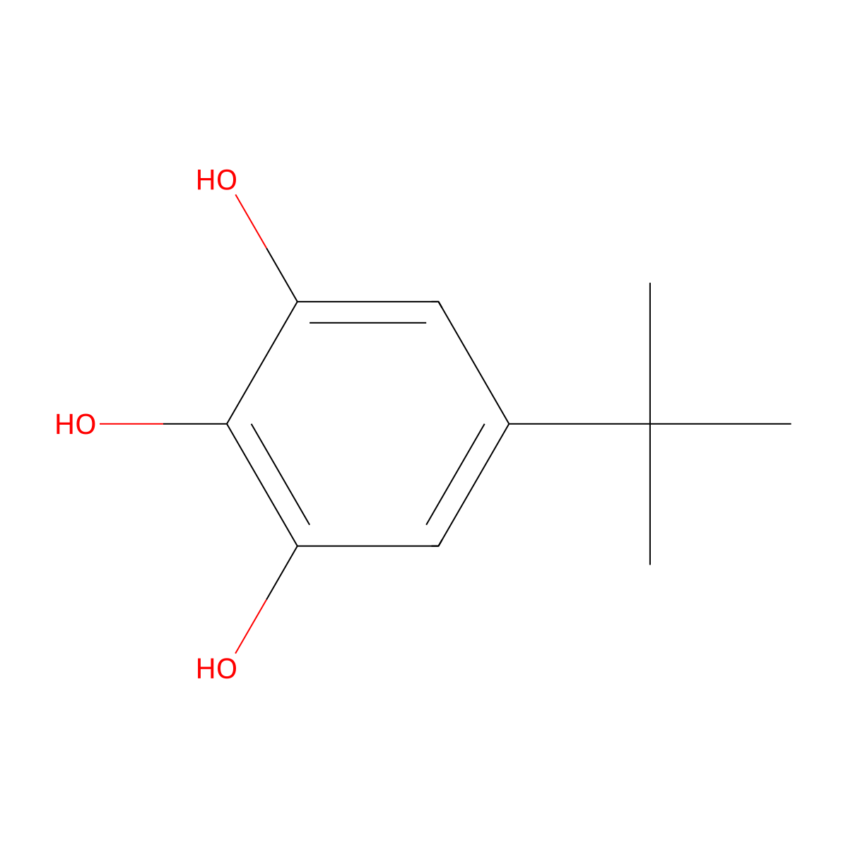 5-tert-Butylpyrogallol molecular structure, CAS 20481-17-8