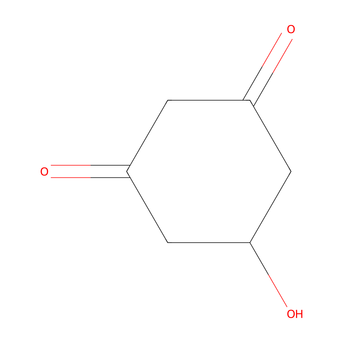 5-Hydroxycyclohexane-1,3-dione molecular structure, CAS 204844-83-7