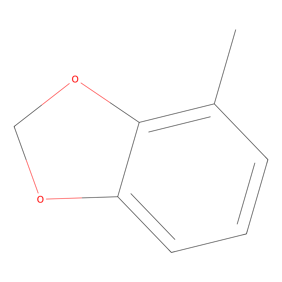 4-Methyl-1,3-benzodioxole molecular structure, CAS 20487-10-9