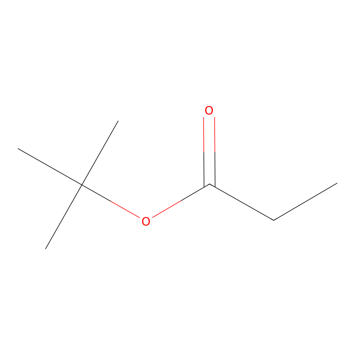tert-Butyl propionate molecular structure, CAS 20487-40-5