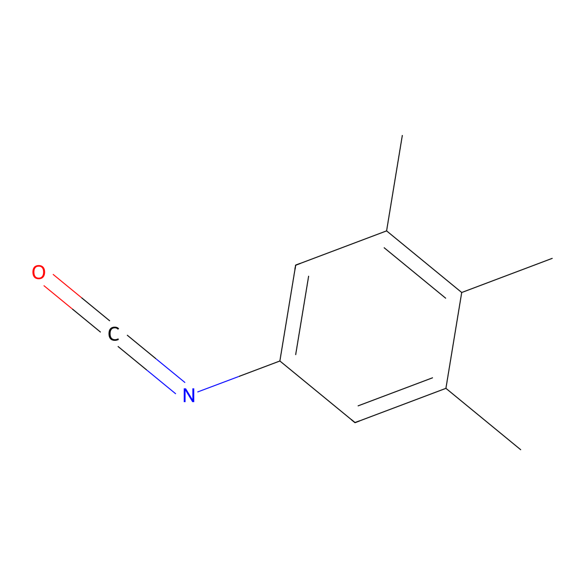 5-Isocyanato-1,2,3-trimethylbenzene molecular structure, CAS 2048900-79-2
