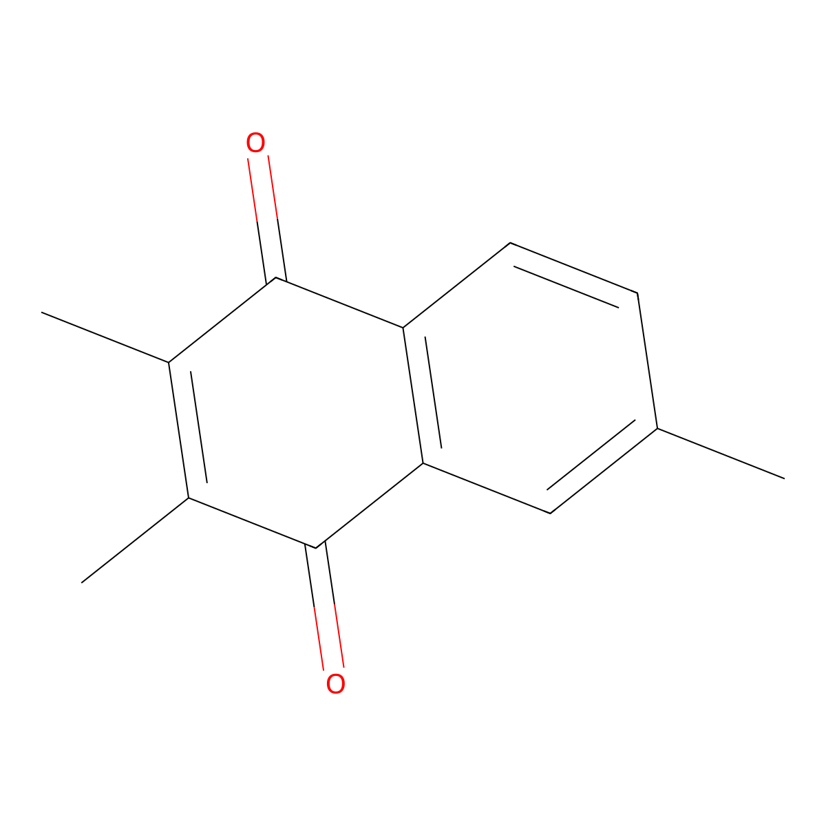 2,3,6-Trimethyl-1,4-naphthoquinone molecular structure, CAS 20490-42-0