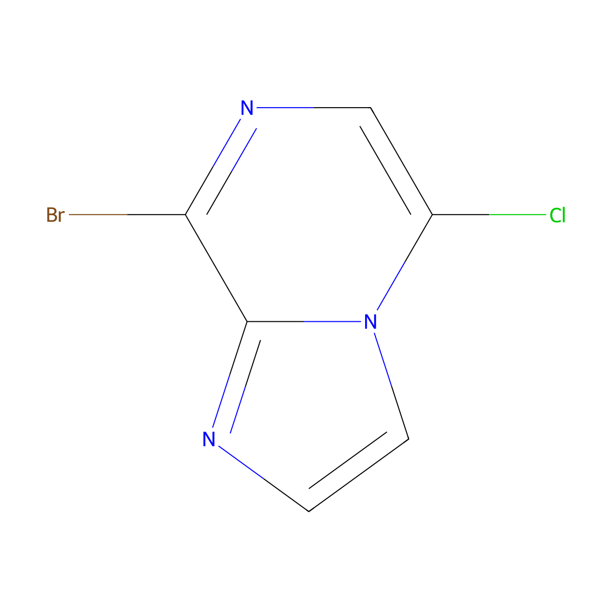 8-Bromo-5-chloroimidazo[1,2-a]pyrazine molecular structure, CAS 2049011-62-1