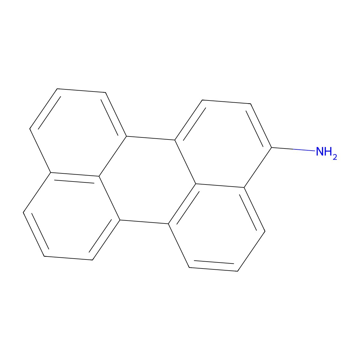 3-Perylenamine molecular structure, CAS 20492-13-1