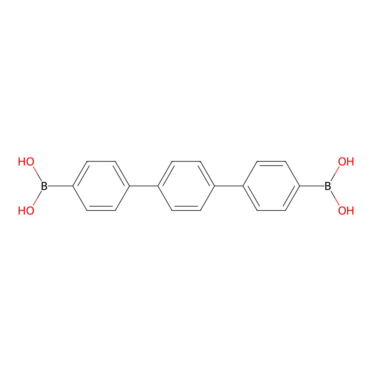 B,B'-[1,1':4',1''-Terphenyl]-4,4''-diylbis[boronic acid] molecular structure, CAS 204923-11-5