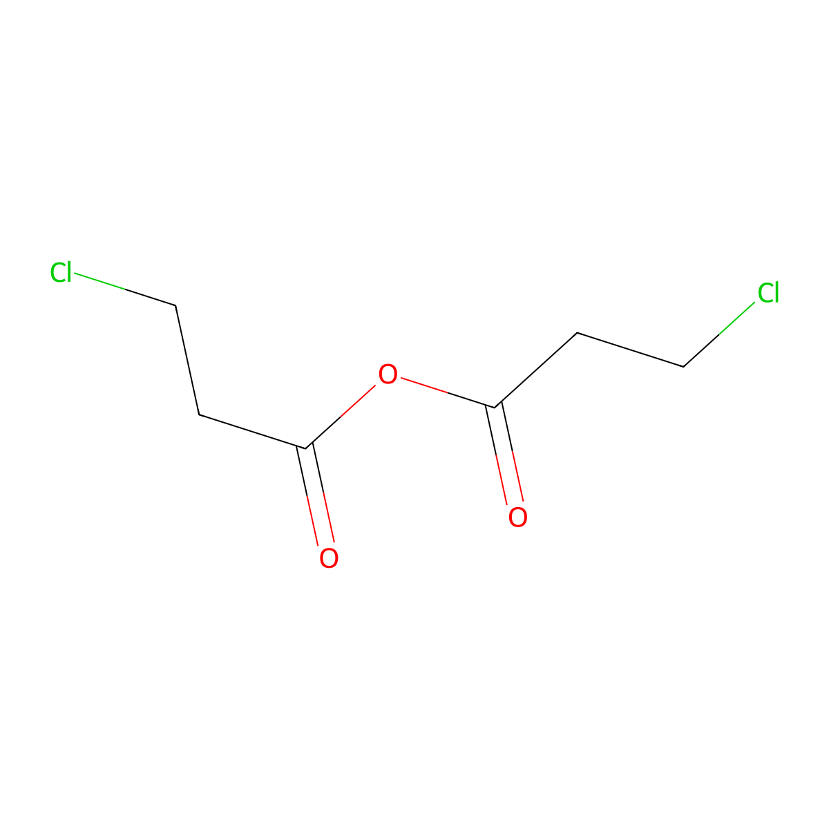 3-Chloropropanoic anhydride molecular structure, CAS 20495-99-2