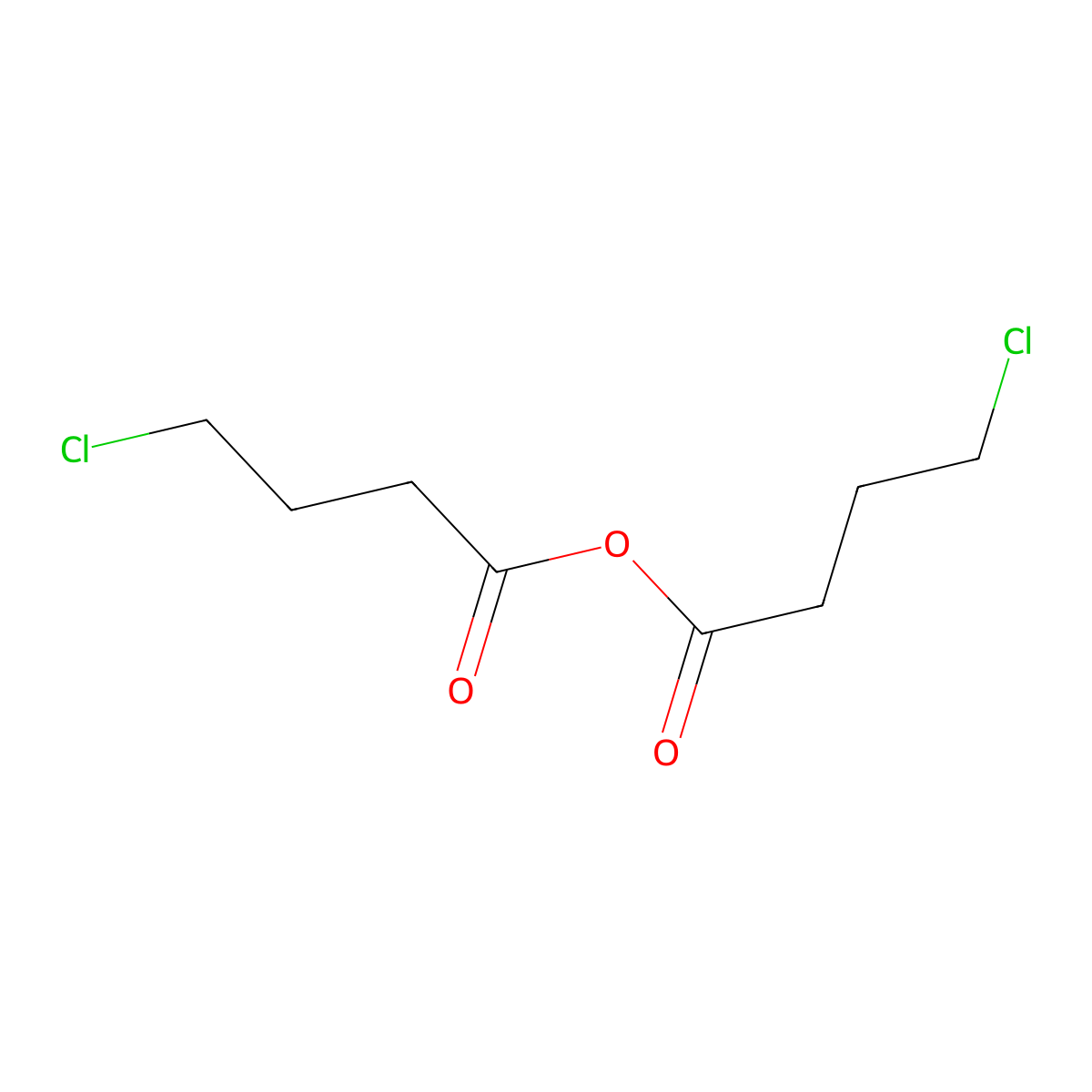4-Chlorobutanoic anhydride molecular structure, CAS 20496-01-9