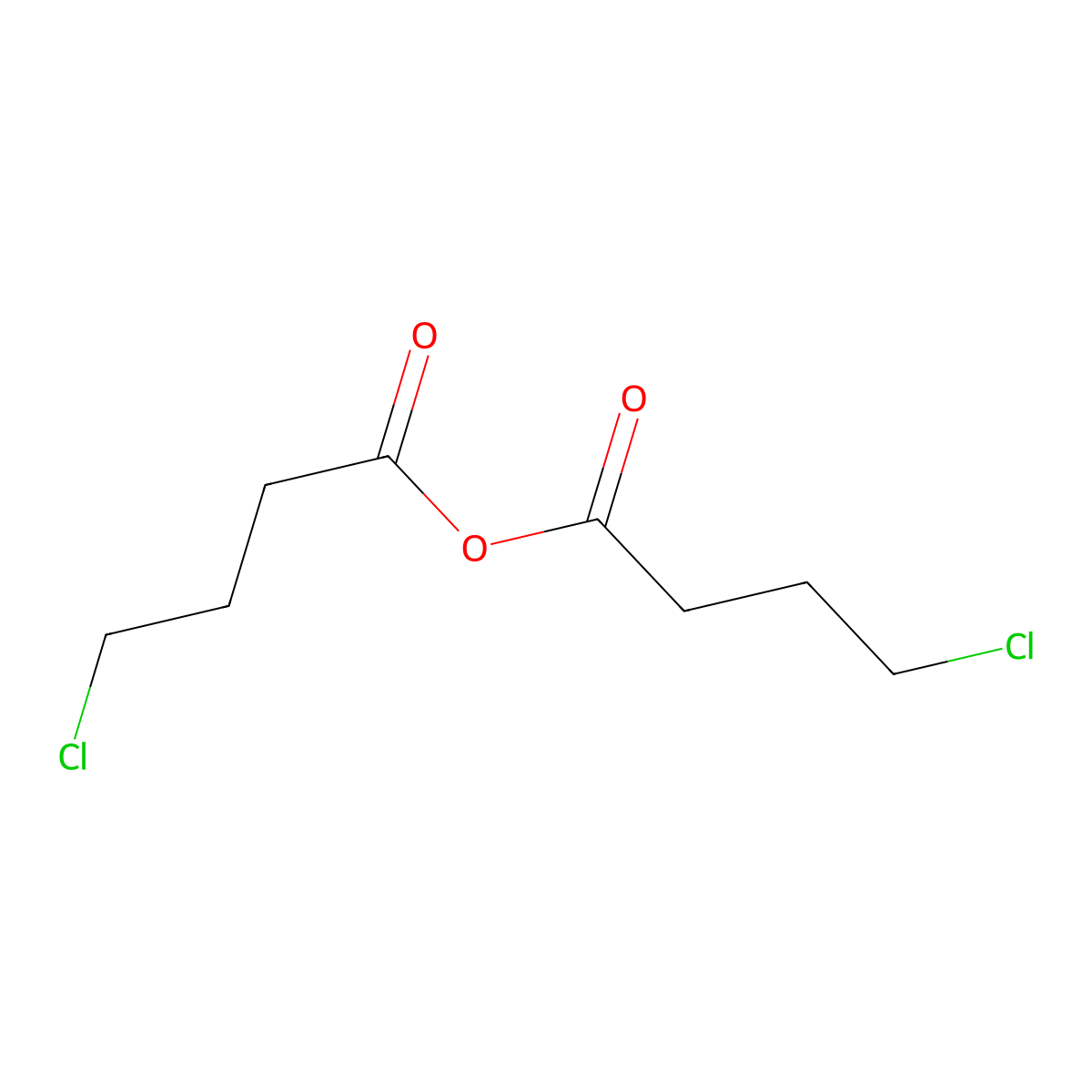4-Chlorobutanoic anhydride molecular structure, CAS 20496-01-9