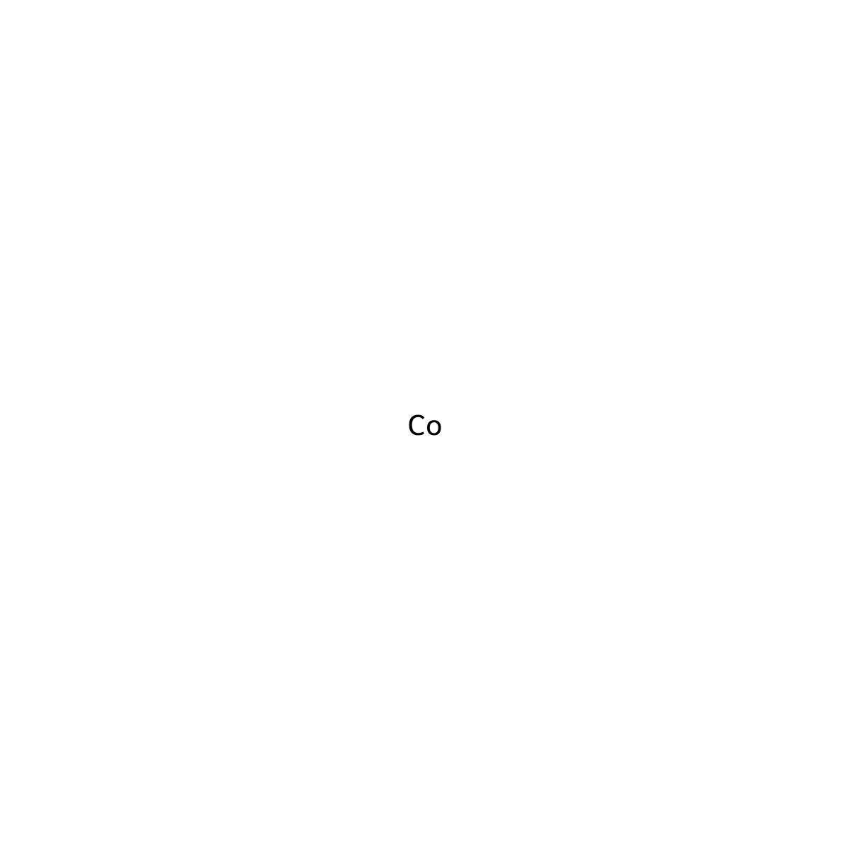 Cobalt molecular structure, CAS 20499-79-0