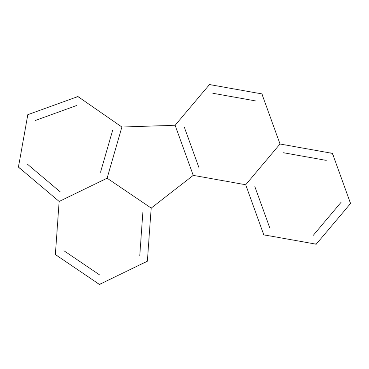 Benzo(J)Fluoranthene molecular structure, CAS 205-82-3