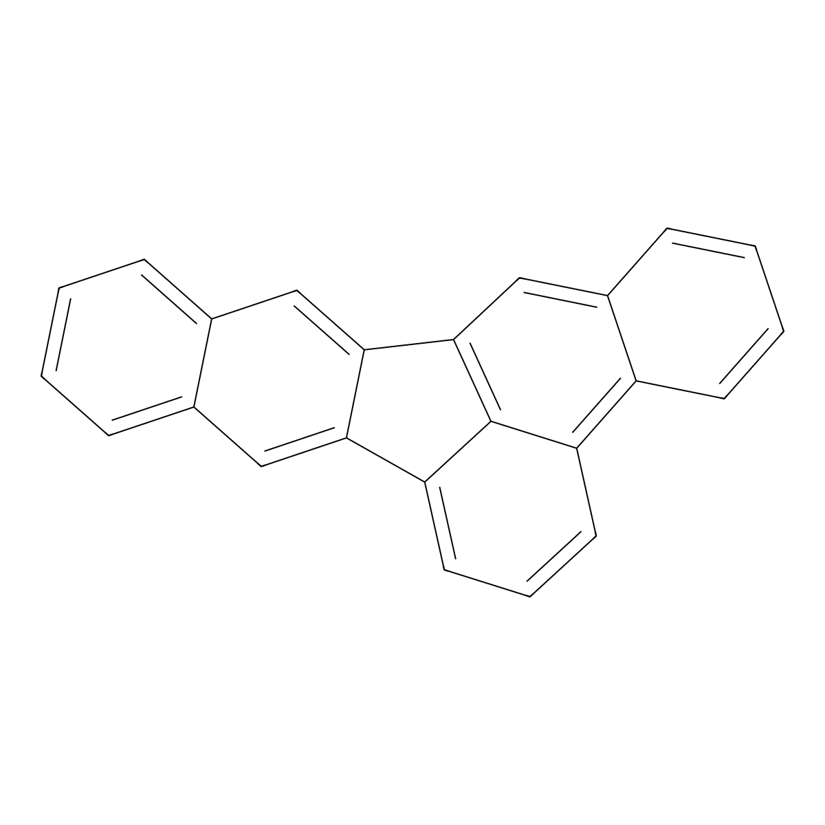 Dibenzo(b,k)fluoranthene molecular structure, CAS 205-97-0