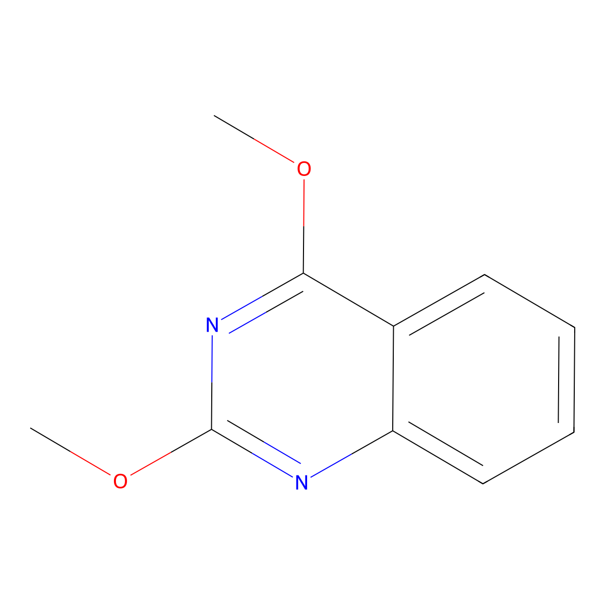 2,4-Dimethoxyquinazoline molecular structure, CAS 2050-42-2