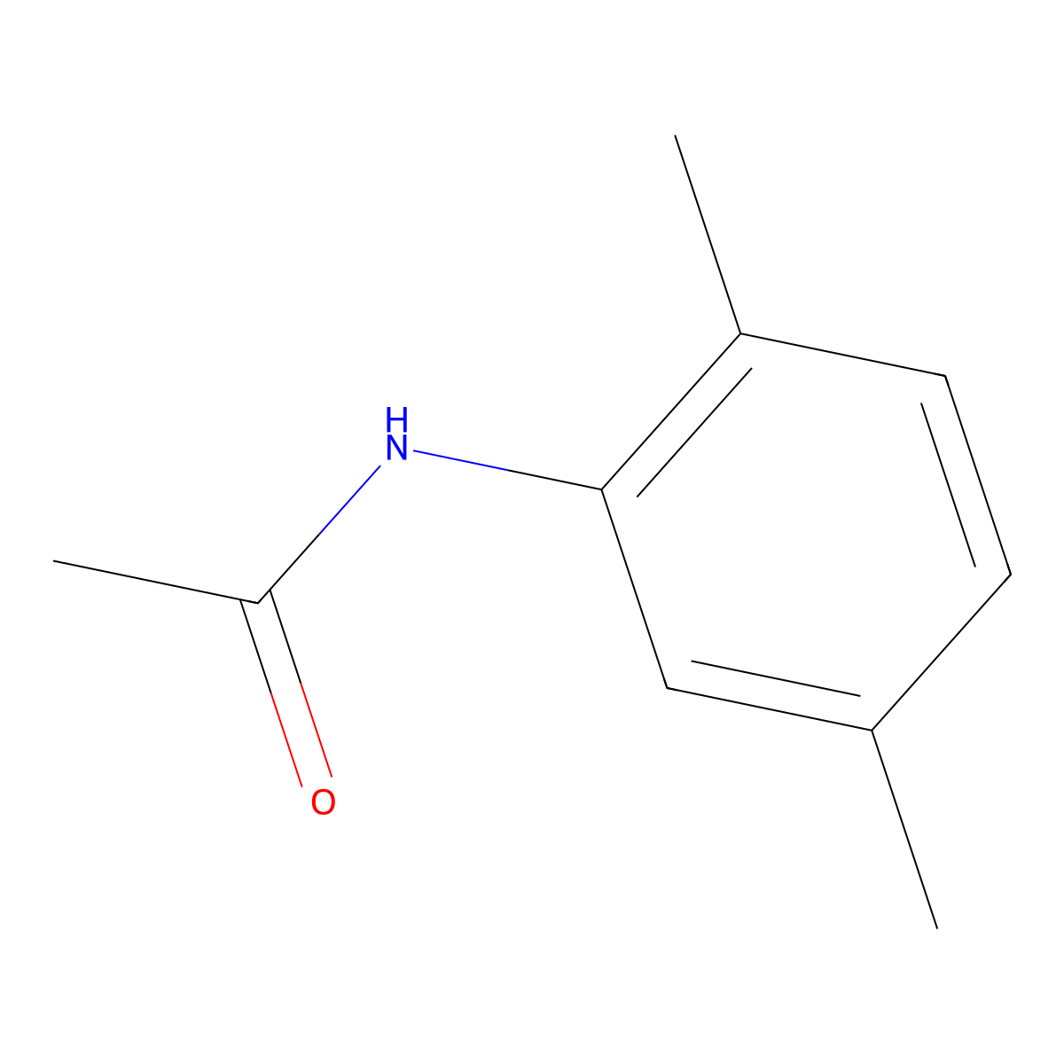 N-(2,5-Dimethylphenyl)acetamide molecular structure, CAS 2050-44-4