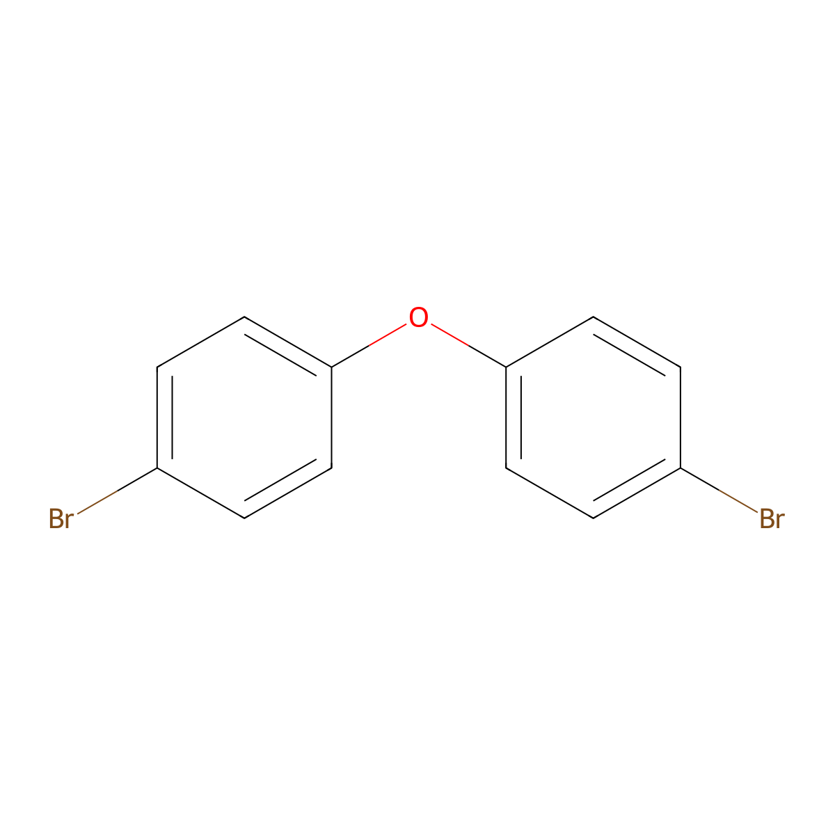 4,4'-Dibromodiphenyl ether molecular structure, CAS 2050-47-7
